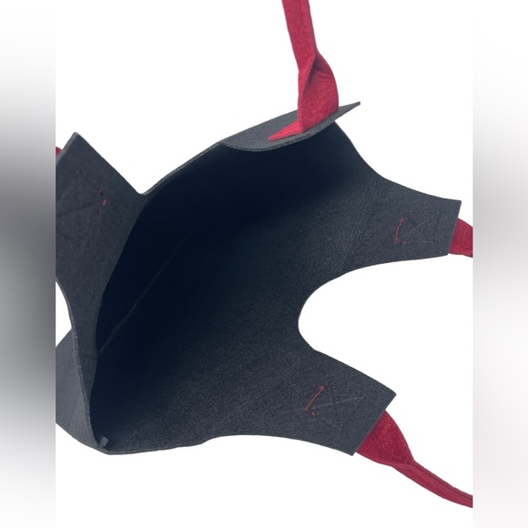 2 PACK Hello Kitty Felt Tote Bag Sanrio Handbag New - Picture 6 of 16